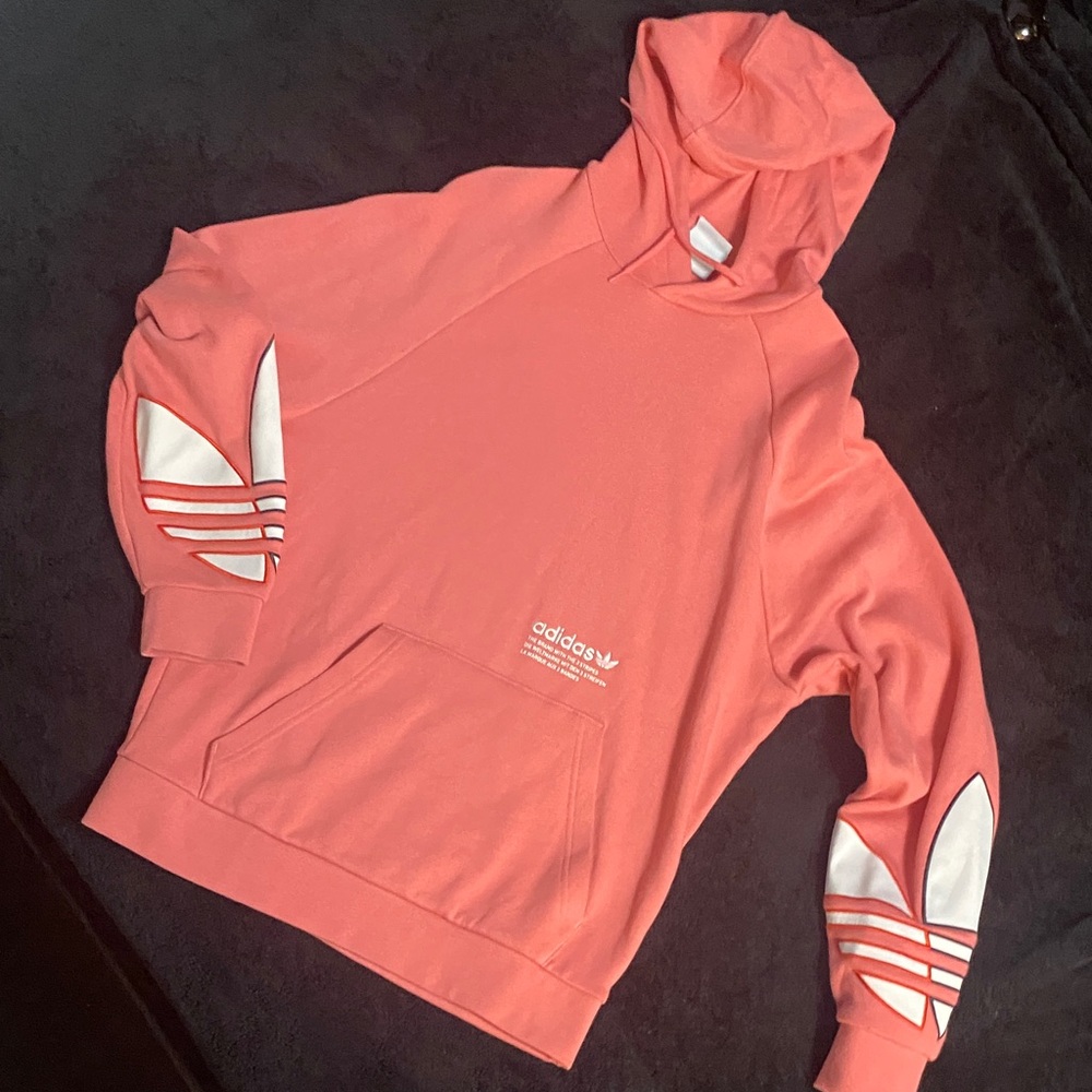 Adidas Women's Coral Hoodie Sweater